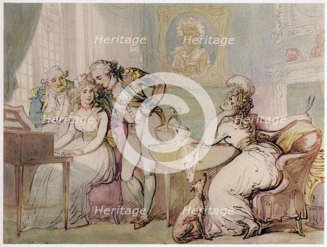 Jealousy, the Rival, 1803. Creator: Thomas Rowlandson.