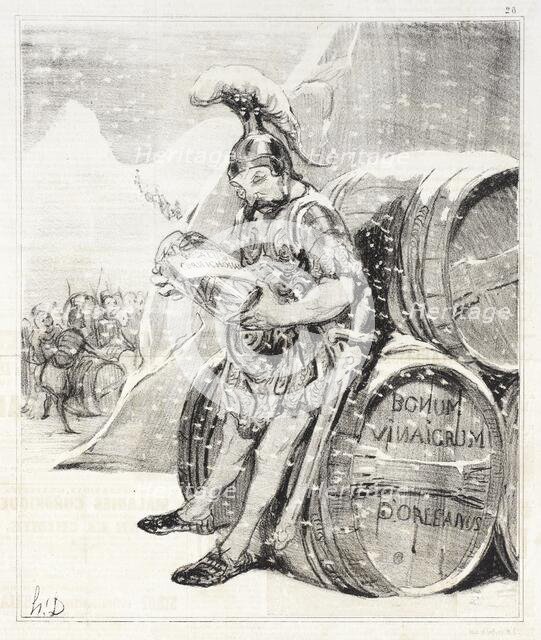 Le Passage d'Annibal, 1842. Creator: Honore Daumier.