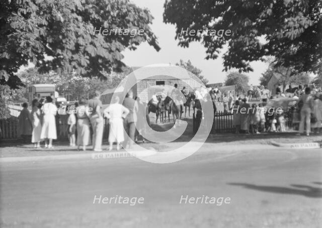 East Hampton horse show, 1936. Creator: Arnold Genthe.
