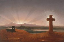 Cross at Sunset, 1848. Creator: Thomas Cole.