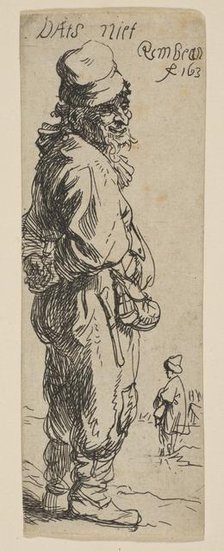 A Peasant Replying: "Dats niet", 1634. Creator: Rembrandt Harmensz van Rijn.