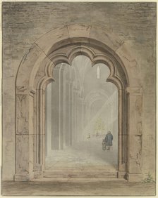 Church portal, 1825. Creator: Friedrich Maximilian Hessemer.