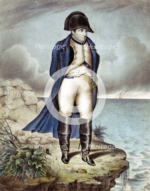 Napoleon I, Emperor of France, in exile. Artist: Unknown