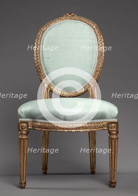 Pair of Side Chairs, 1700s. Creator: Jean Baptiste fils Lelarge (French, 1743-1802).