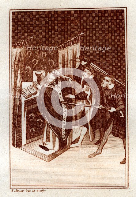 The Life of Thomas Becket, (1801).Artist: Joseph Strutt