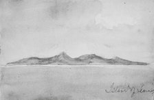 Island of Lemnos (from Sketchbook), 1904. Creator: Mary Newbold Sargent.