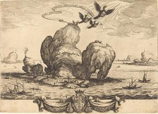 The Great Rock, 1623. Creator: Jacques Callot.