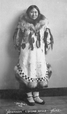 Newarluk, an Eskimo woman, between c1900 and c1930. Creator: Lomen Brothers.