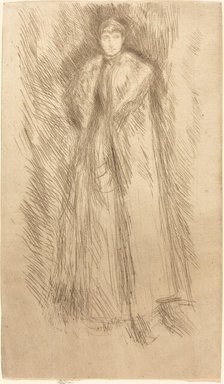 The Fur Cloak. Creator: James Abbott McNeill Whistler.
