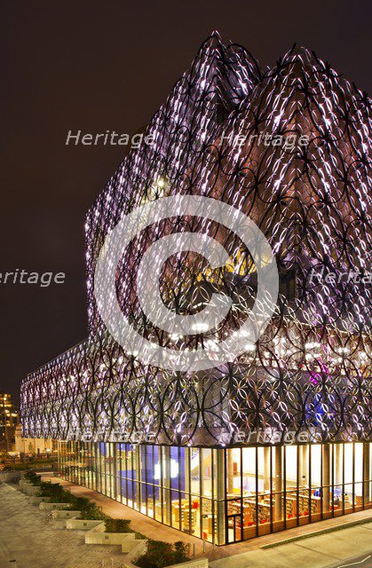 Library of Birmingham, Centenary Square, Broad Street, Birmingham, West Midlands, c2013. Artist: James O Davies.