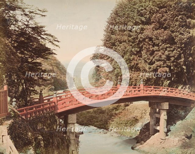 [Red Bridge], 1870s. Creator: Unknown.