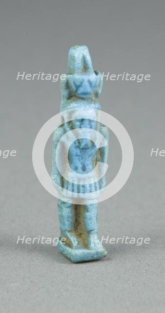 Amulet of the God Nefertem, Egypt, Third Intermediate-Late Period (about 1069-664 BCE). Creator: Unknown.