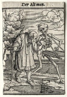 Dance of Death: The Old Man. Creator: Hans Holbein (German, 1497/98-1543).