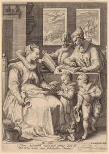 Morning, c.1595-1598. Creator: Jan Saenredam.