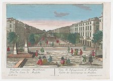 View of a promenade in Marseille, 1742-1801. Creator: Anon.