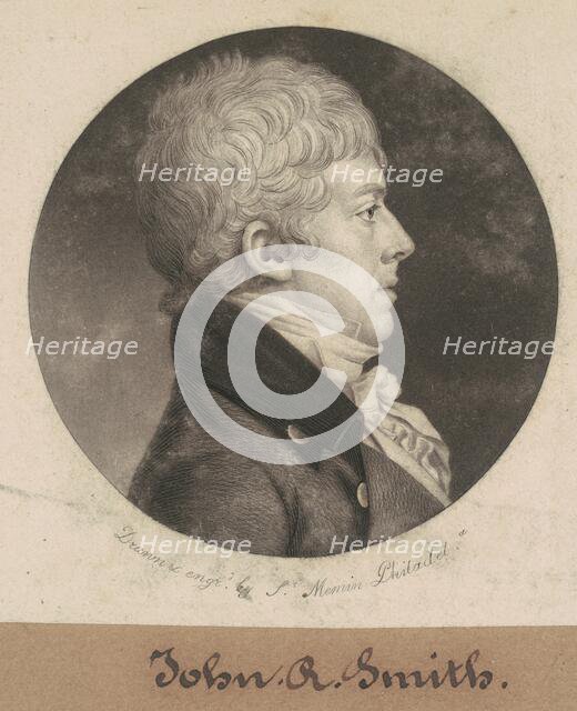 John R. Smith, 1802. Creator: Charles Balthazar Julien Févret de Saint-Mémin.