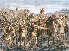 'Caesar Crossing the Rubicon', 1890.   Creator: Unknown.