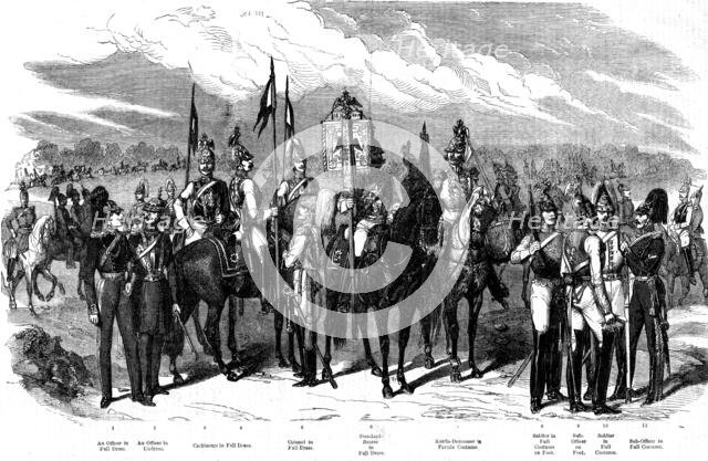 'Uniform of the Russian Army - Cavalry - Division of the Cuirassiers of the Guard', 1854. Creator: Unknown.