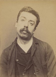 Belloti. Louis. 28 ans, né à Turin. Camelot. Anarchiste. 18/3/94., 1894. Creator: Alphonse Bertillon.