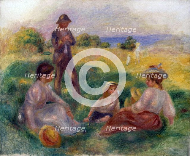 'Party in the Country at Berneval', 1898.  Artist: Pierre-Auguste Renoir