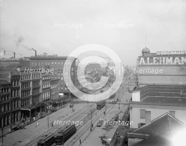 Canal Street, New Orleans, Louisiana, between 1900 and 1910. Creator: Unknown.