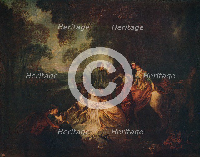 'Fête Champetre', c1722, (c1915). Artist: Jean-Baptiste Pater.