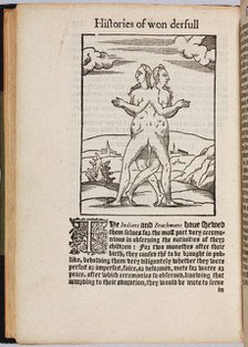 A collection of extraordinary stories (Histoires prodigieuses), 1560. Artist: Boaistuau, Pierre (c. 1520-1566)