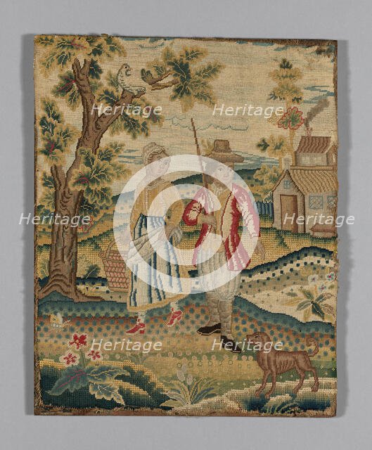 Picture (Needlework), England, c. 1720. Creator: Unknown.