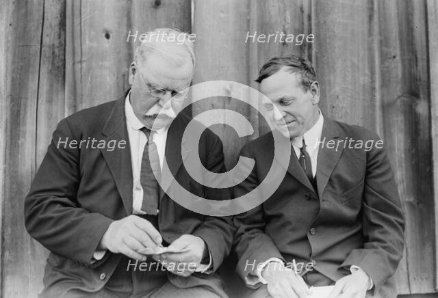 Coach Courtney & C.S. Titus, 1913. Creator: Bain News Service.