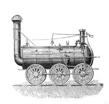 George Stephenson, Father of Railways: the Royal George, 1881. Creator: Unknown.