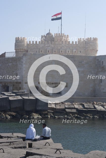Fort and Harbour, Alexandria, Egypt, 2007. Creator: Ethel Davies.