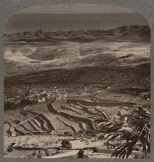 'From Olivet to the Dead Sea, across 40 miles of waste', c1900. Artist: Unknown.