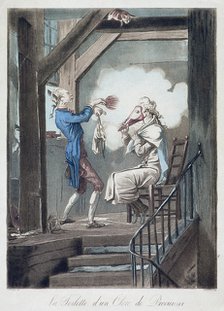'The Toilet of an Attorney's Clerk', c1778-1832. Artist: Philibert Louis Debucourt