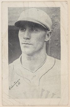 Robertson, 3 B, from Baseball strip cards (W575-2), ca. 1921-22. Creator: Unknown.