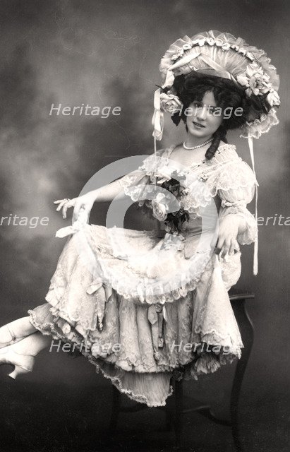 Fanny Dango (1878-1972), singer and dancer, early 20th century.Artist: Foulsham and Banfield