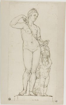 Sculpture of Venus and Cupid, with Mars' Armor, n.d. Creator: Unknown.