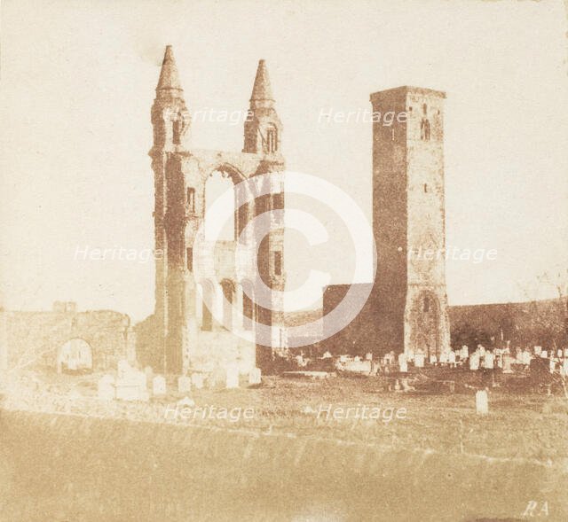 St. Andrews Cathedral, 1843-47. Creators: David Octavius Hill, Robert Adamson, Hill & Adamson.