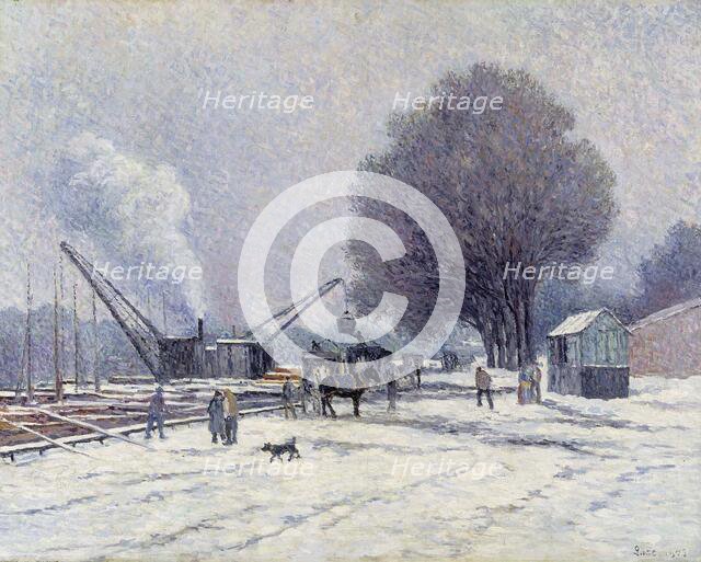 The Boulogne Embankment, 1905. Creator: Maximilien Luce.