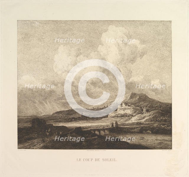 A Burst of Sunlight, 1860. Creator: Charles Francois Daubigny.