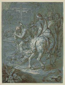 Breaking Ground for the Erection of the Cross, c1680. Creator: Michel Ange Corneille.