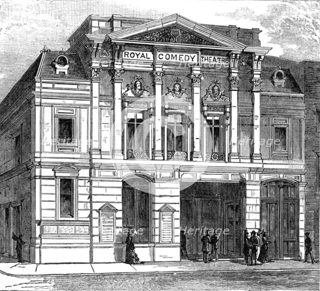 The Royal Comedy Theatre, Panton-Street, Haymarket, 1881. Creator: Unknown.