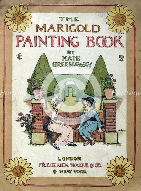 Painting Book, 'The Marigold Painting BookKate Greenaway', c1900. Creator: Catherine Greenaway.