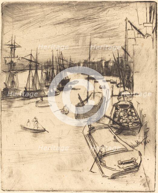 Little Wapping, 1861. Creator: James Abbott McNeill Whistler.