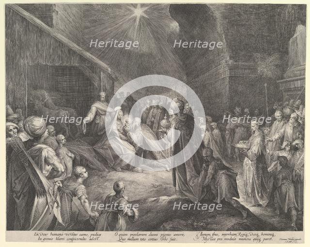 The Adoration of the Magi, ca. 1626. Creator: Jan Muller.