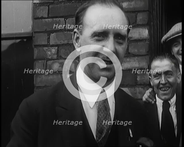Arthur J Cook, Trade Union Activist, 1926. Creator: British Pathe Ltd.