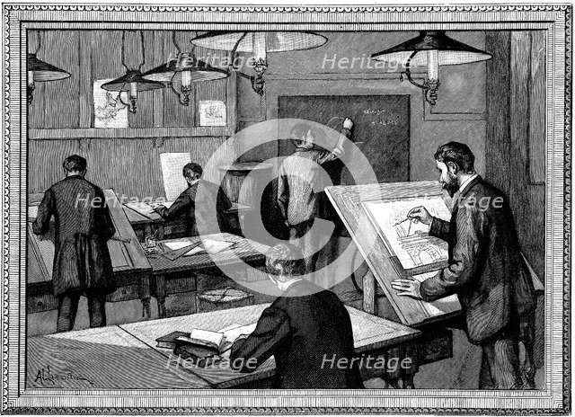 Ecole des Ponts-et-Chaussees, Paris, 1894. Artist: Unknown