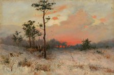 Sunset, 1901. Creator: Felicián Moczik.