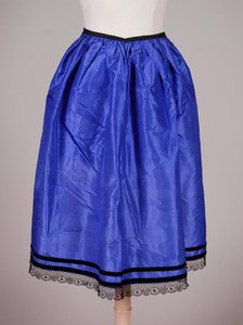 Afternoon apron, American, ca. 1865. Creator: Unknown.