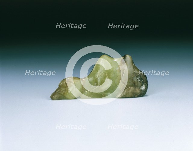 Jade double-humped camel, Tang dynasty, China, 618-906. Artist: Unknown