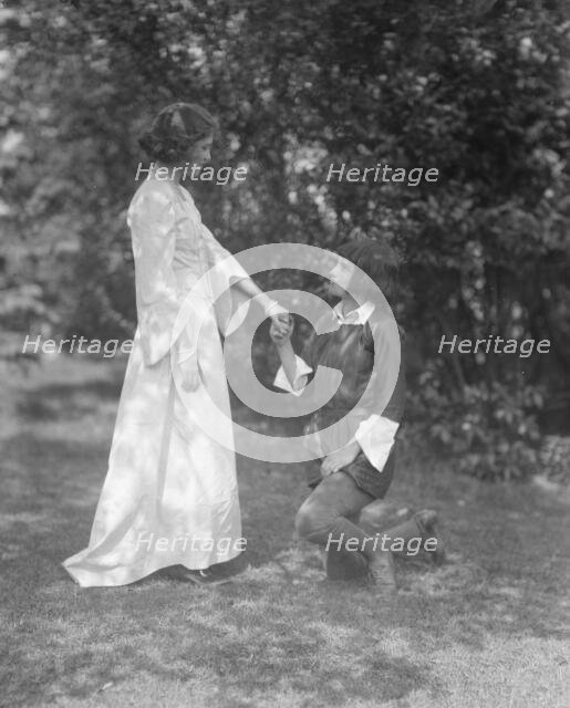 Theatrical performance at Dongan Hall, 1921 May 27. Creator: Arnold Genthe.